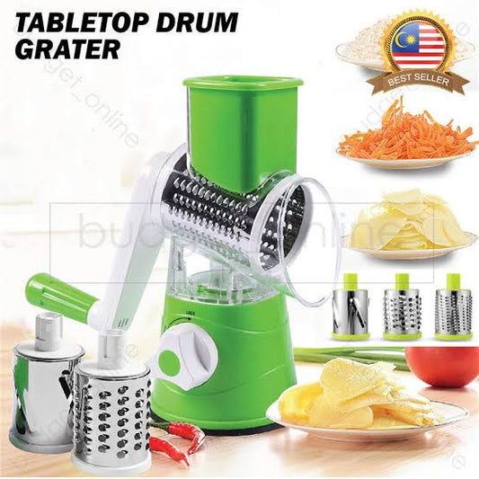 Table top Drum grater Chopper Blades Multifunctional Cutting Machine.